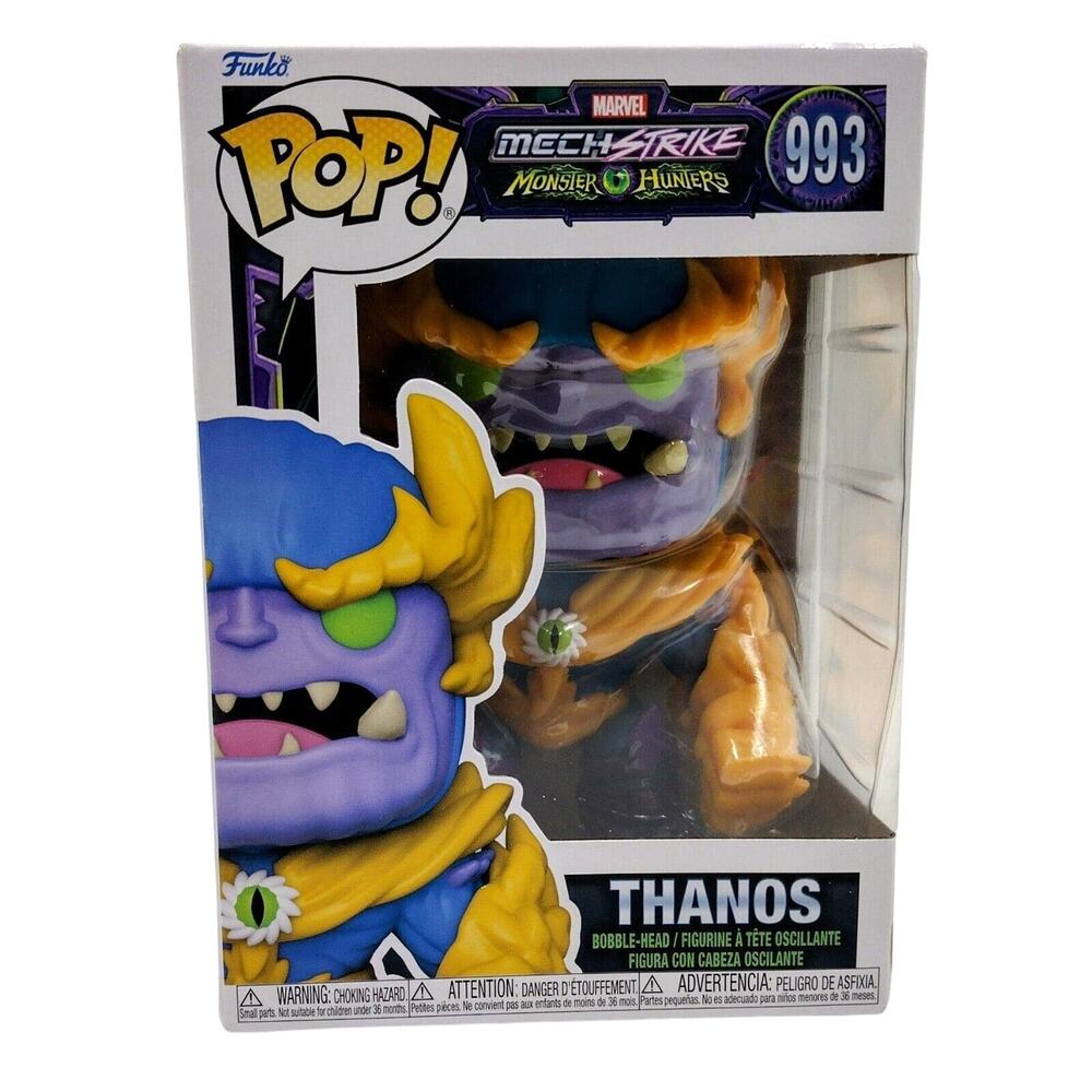 Funko Pop Marvel THANOS 993 Mech Strike Monster Hunters Vinyl Figure New NIB